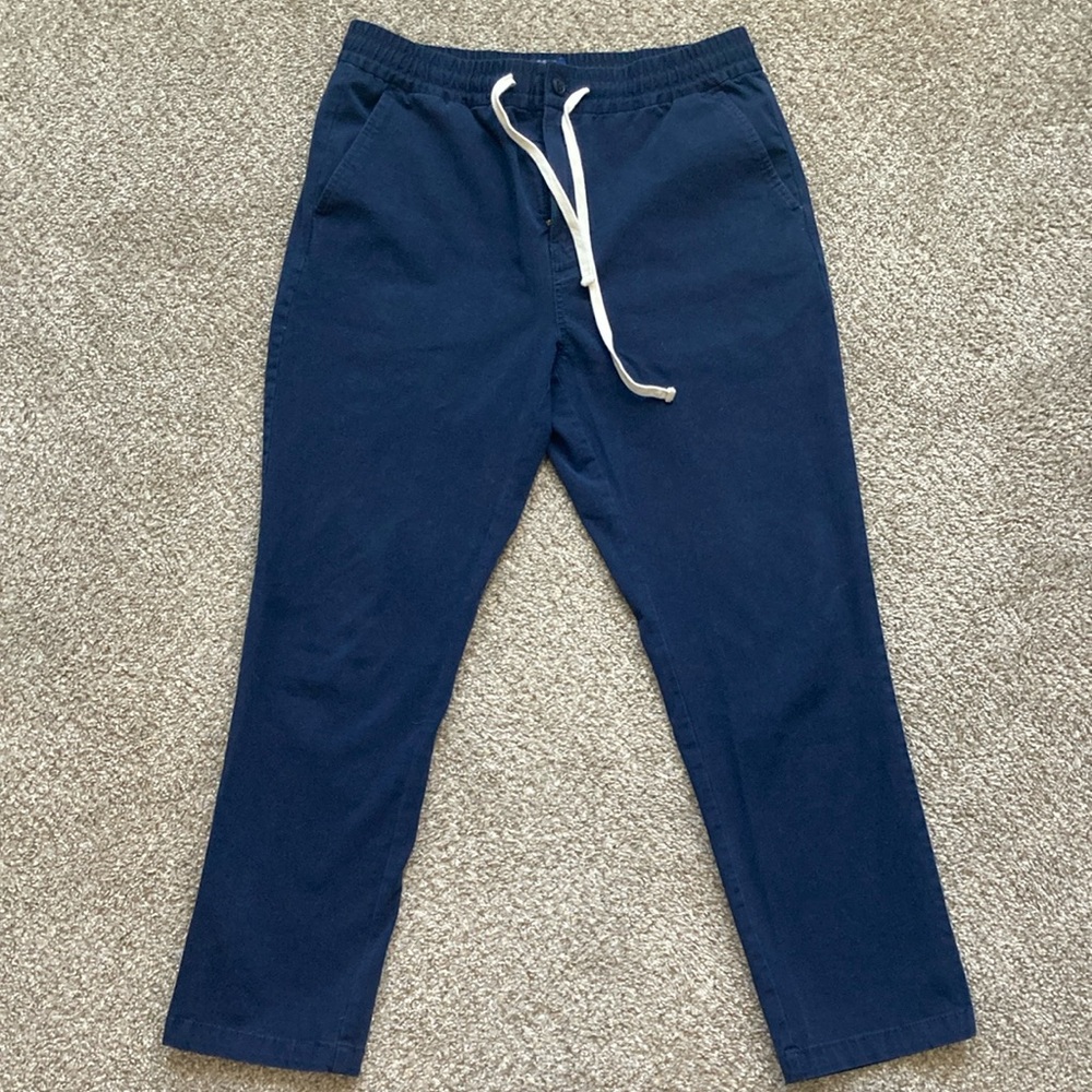 J. Crew Navy Blue Drawstring Pants